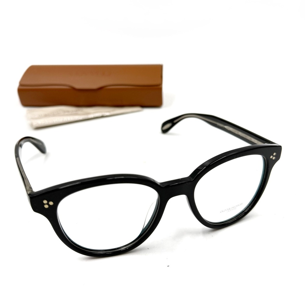 Oliver Peoples Martelle Eyeglasses Black Acetate Frames OV5357U Italy
